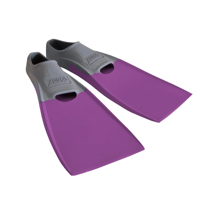 Swimming Fins Zoggs Long Blade Rubber Fins Junior