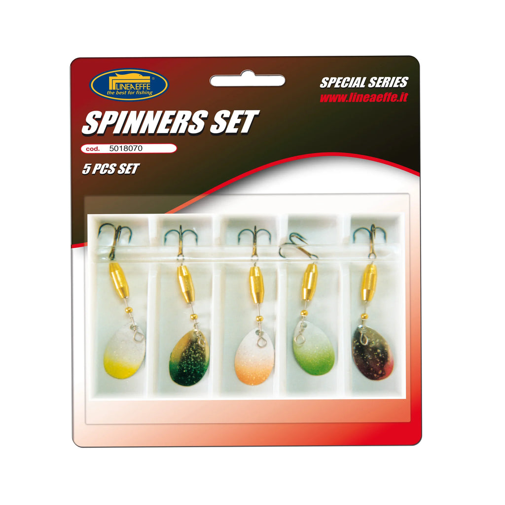 Lineaeffe Spinner Set Assorted Colours Weight 3,5gr