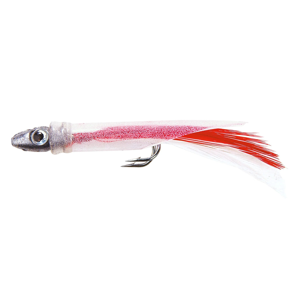 Lineaeffe Leaded Jig With Feather And Double Hook