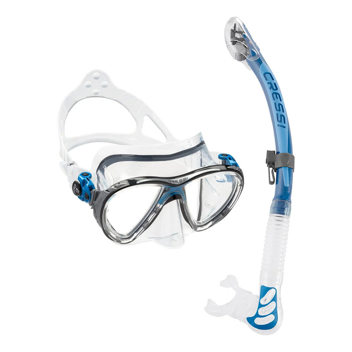 Snorkeling Kit Evo Big Eyes + Alpha Ultra Dry Cressi