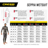 Wetsuit Top for Fishing Seppia Men Cressi