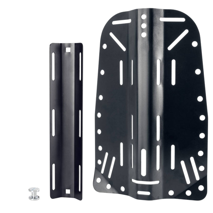 Placa de respaldo de aluminio negra para BCD modular Seac 0450009