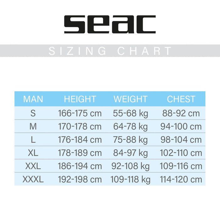 Neoprenanzug Black Shark Herren 5 mm Schwarz L Seac 1-107-L