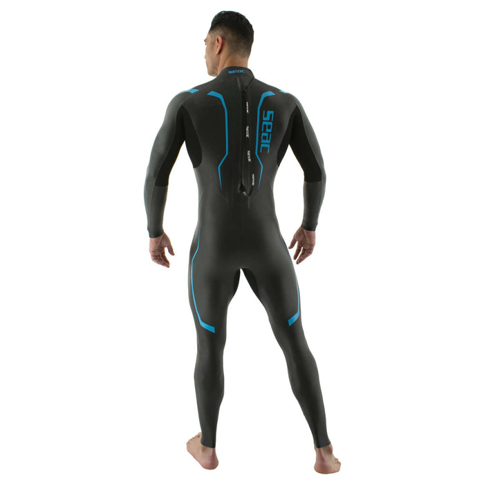 Traje de neopreno Pace Hombre 2,5-3,5mm Negro-Azul L Seac 1-133-L