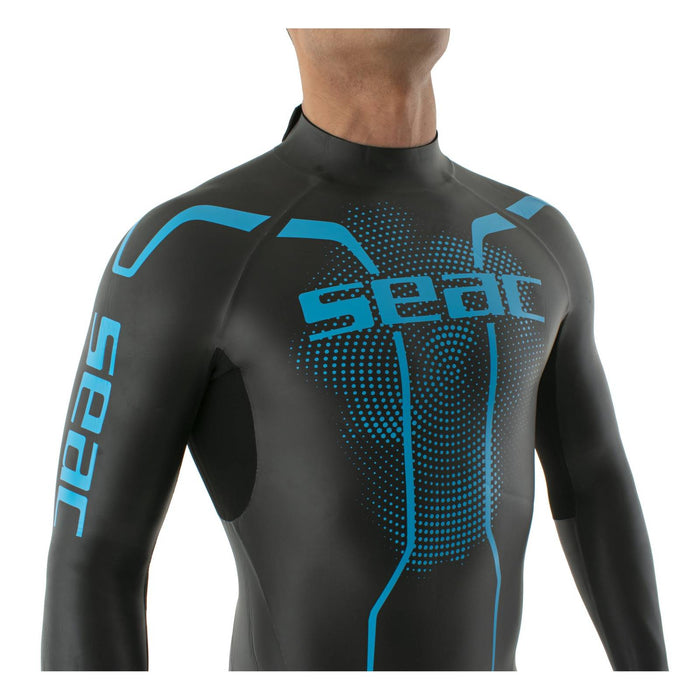 Traje de neopreno Pace Hombre 2,5-3,5mm Negro-Azul S Seac 1-133-S