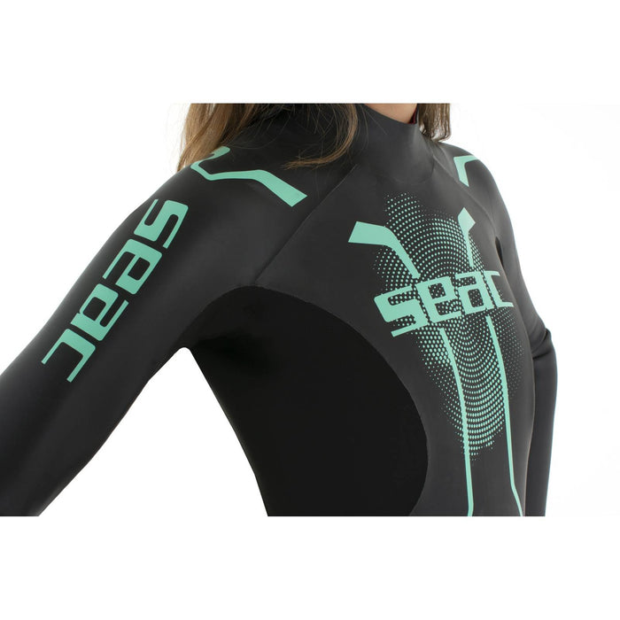 Neoprenanzug Pace Damen 2,5-3,5 mm Schwarz-Türkis XS Seac 1-134-XS