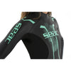 Wetsuit Pace Woman 2,5-3,5mm Black-Turquoise XXL Seac 1-134-XXL