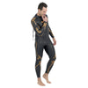 Traje de baño Energy Hombre 2mm Negro-Naranja M Seac 1-49-M