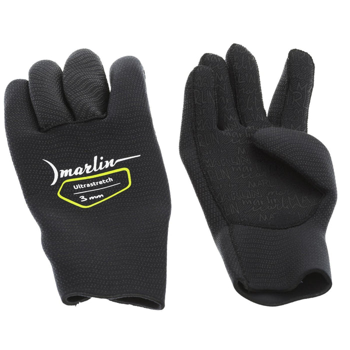 Guantes de buceo Ultrastretch 3mm Negros Talla L Marlin 10826