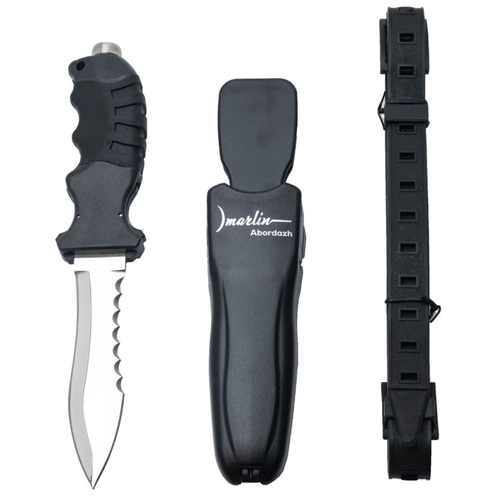 Couteau de chasse sous-marine Abordazh en acier inoxydable Marlin 10940