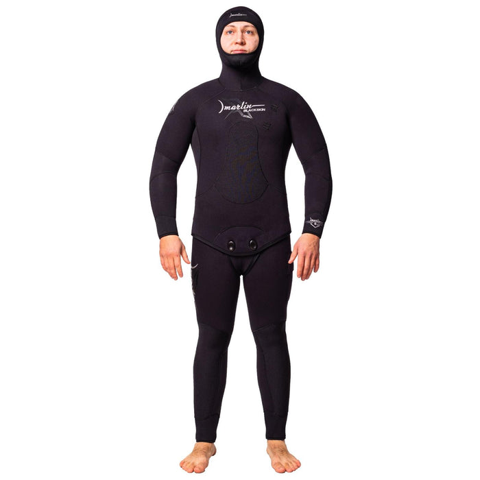 Spearfishing Full Wetsuit Blackskin Man 5mm Black Size XXXL Marlin 10956