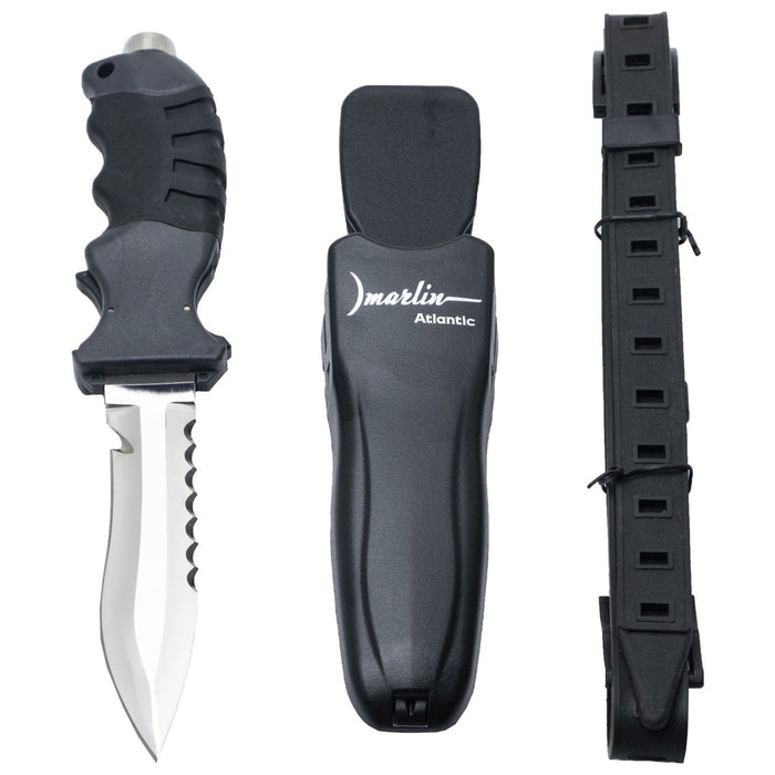 Couteau de chasse sous-marine Atlantic en acier inoxydable Marlin 10959288