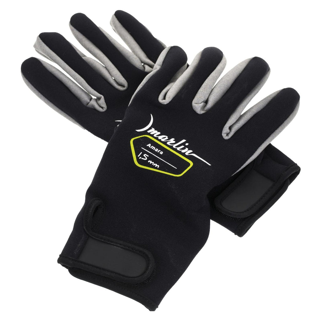 Guantes de Buceo Amara 1.5mm Negro-Gris Talla L Marlin 1096038