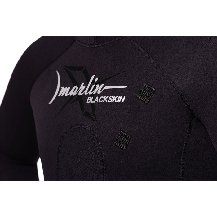 Spearfishing Full Wetsuit Blackskin Man 9mm Black Size M Marlin 10971