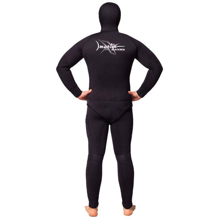 Spearfishing Full Wetsuit Blackskin Man 9mm Black Size M Marlin 10971