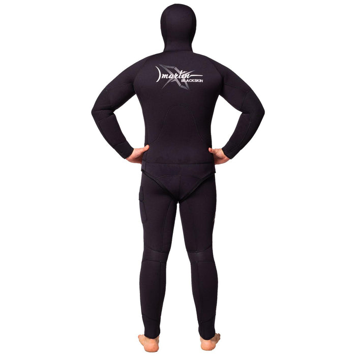 Spearfishing Full Wetsuit Blackskin Man 9mm Black Size L Marlin 10973