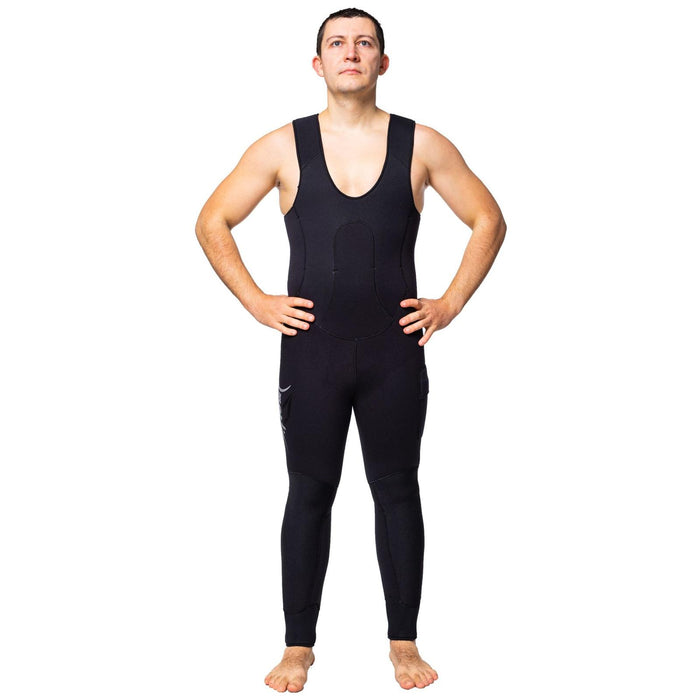 Spearfishing Full Wetsuit Blackskin Man 9mm Black Size L Marlin 10973
