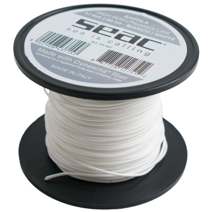 Core Dyneema White 50m 1,1mm Seac 111-107