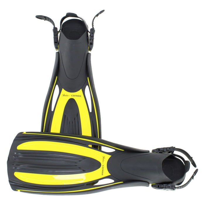 Aletas de Buceo Cayman Abiertas Amarillas Talla M-43-44,5 Marlin 11268