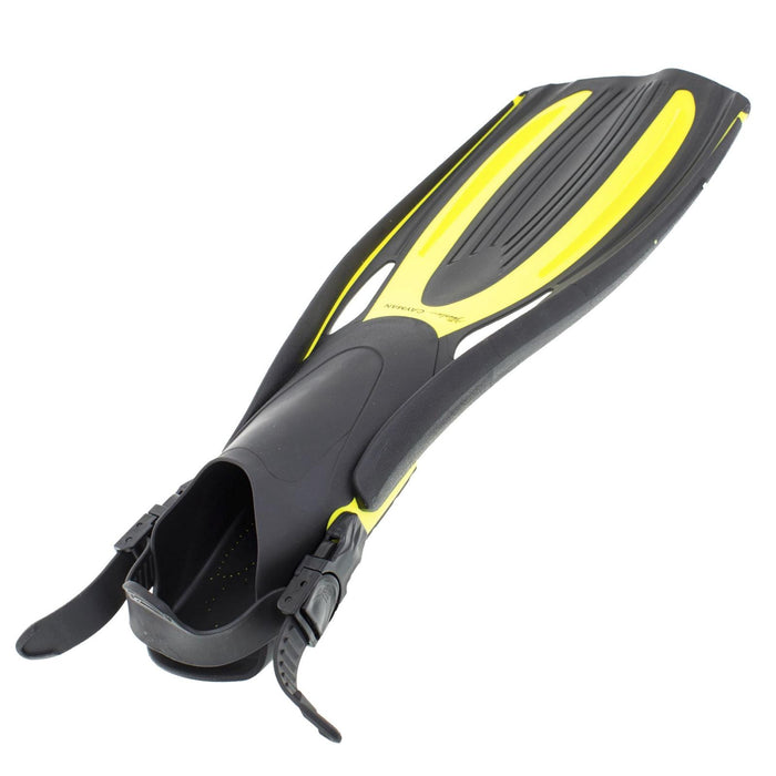 Palmes de plongée Cayman à Talon Ouvert Jaune Taille XS-37-38 Marlin 11541