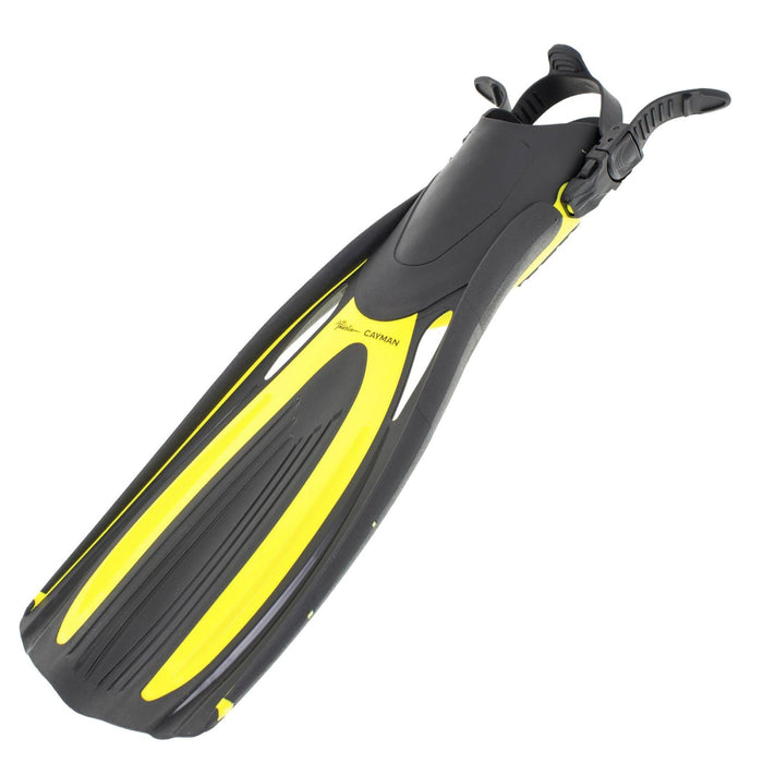 Palmes de plongée Cayman à Talon Ouvert Jaune Taille XS-37-38 Marlin 11541