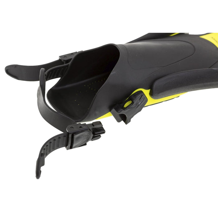 Palmes de plongée Cayman à Talon Ouvert Jaune Taille XS-37-38 Marlin 11541