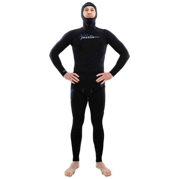 Freediving Full Wetsuit Free Man 5mm Black Size XL Marlin 116988