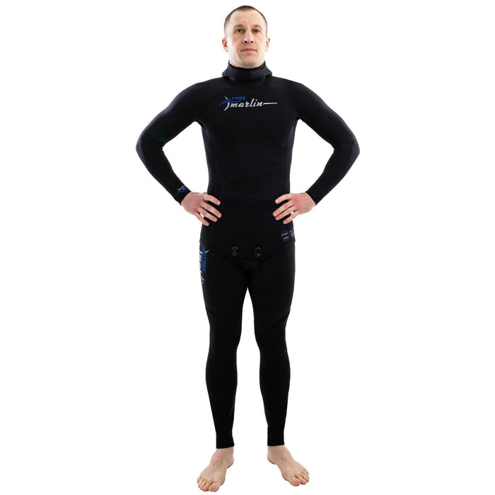 Freediving Full Wetsuit Free Man 5mm Black Size XL Marlin 116988