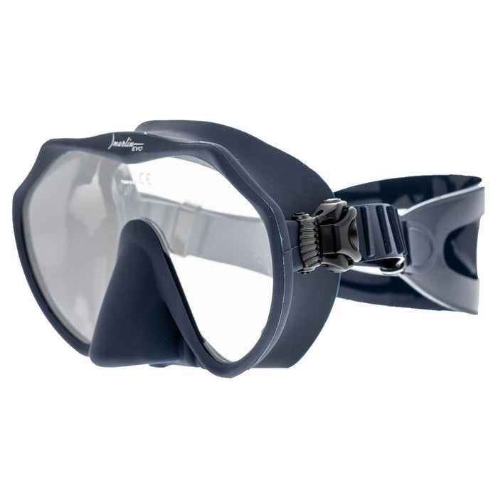 Snorkeling Mask Frameless Evo Dark-Blue Marlin 117440