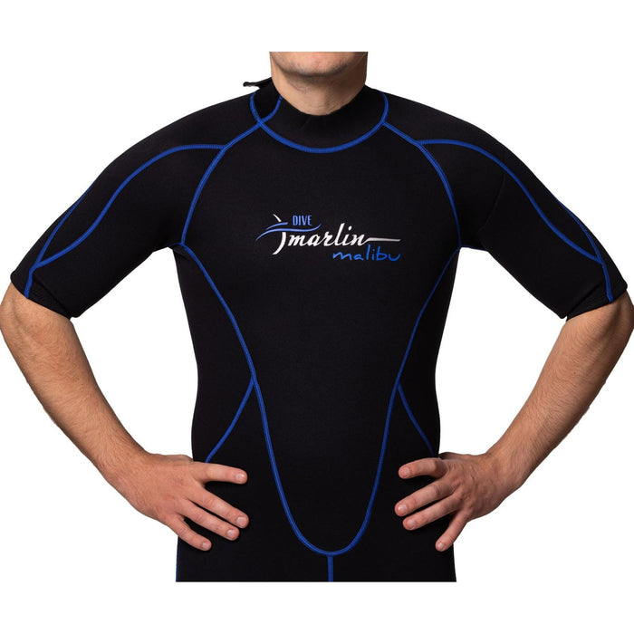 Shorty combinaison Malibu Homme 2.5mm Noir-Bleu Taille XXXL Marlin 117609