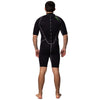 Traje de Baño Corto Malibu Hombre 2.5mm Negro-Plata Talla M Marlin 117611