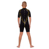 Snorkeling Shorty Wetsuit Malibu Kids 2.5mm Black-Yellow Size M Marlin 117630