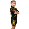 Snorkeling Shorty Wetsuit Malibu Kids 2.5mm Black-Yellow Size M Marlin 117630