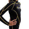 Traje de Snorkel Malibu Niños 2.5mm Negro-Amarillo Talla XL Marlin 118330