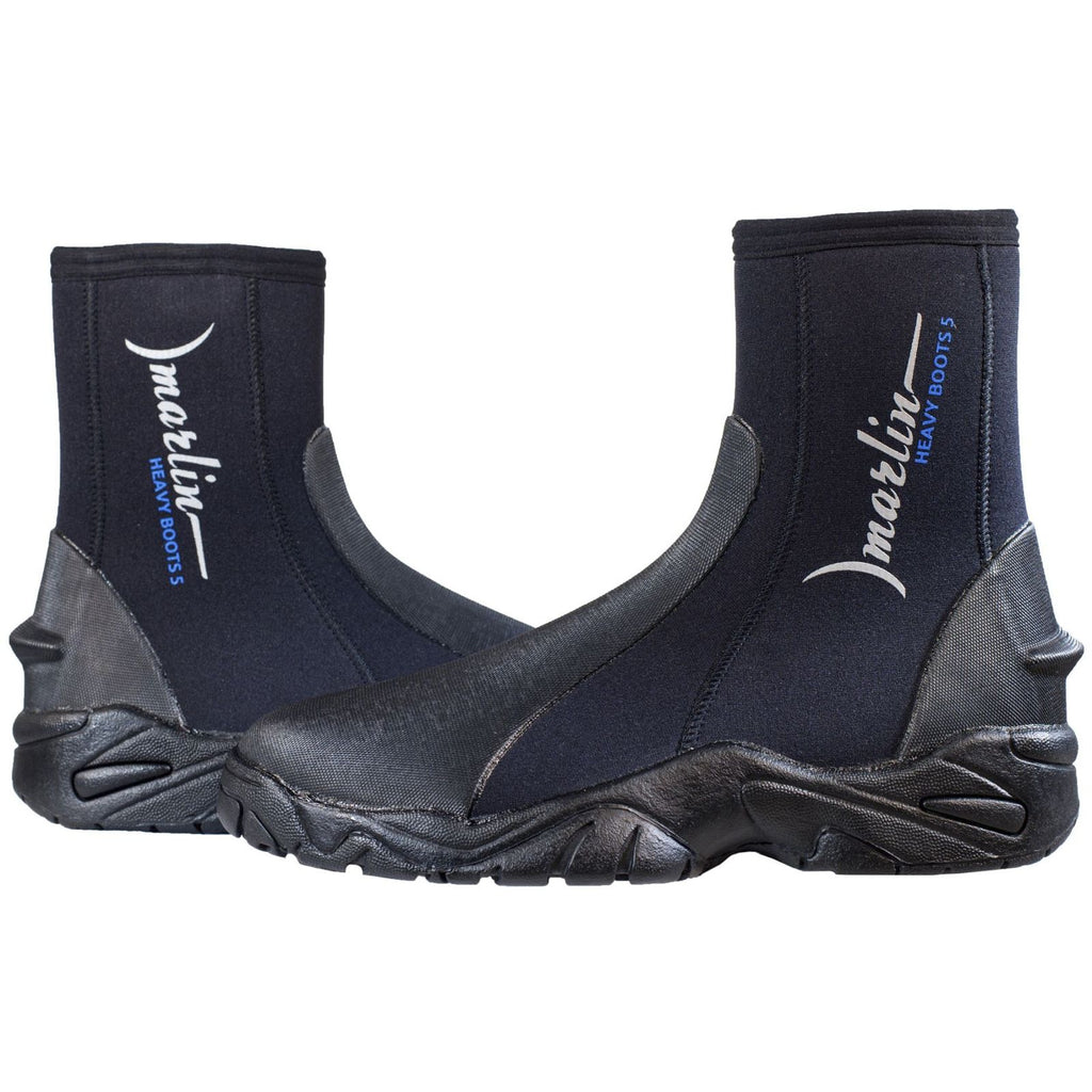 Botas de buceo pesadas 5mm Negras Talla L Marlin 118430