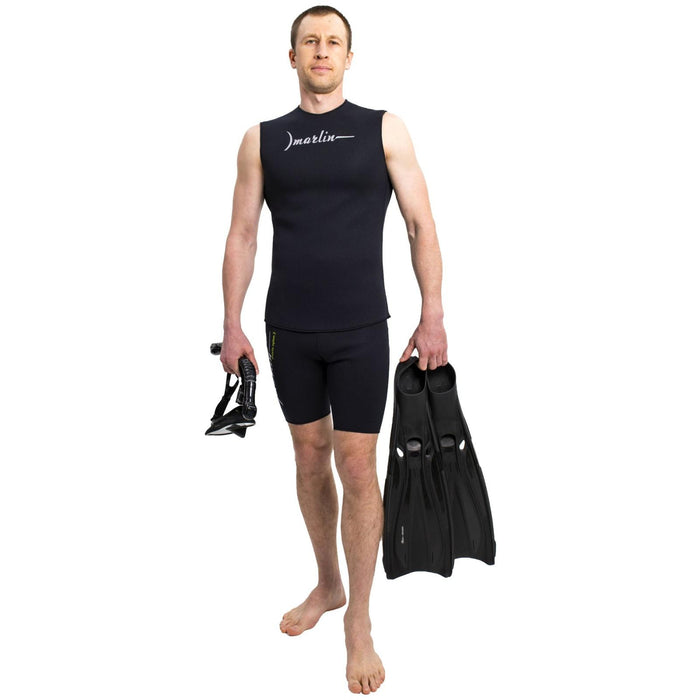 Chaleco de neopreno nylon 2mm negro talla XS Marlin 118475