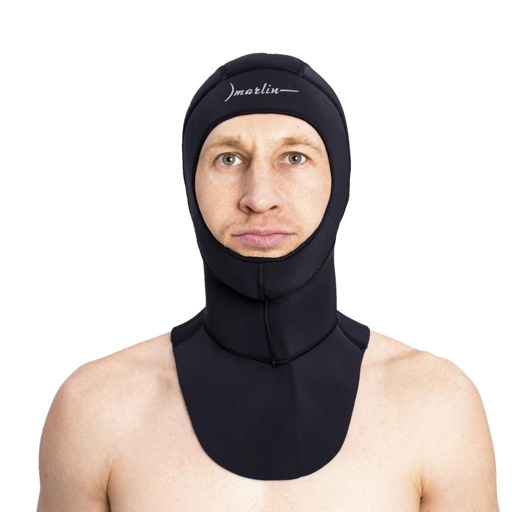 Diving Hood Ultra 3mm Black Size L Marlin 118513