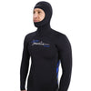 Freediving Komplettanzug mit Kapuze Ultra Herren 3mm Schwarz Größe S Marlin 118526