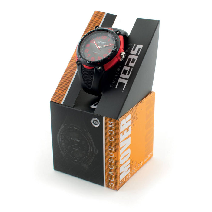 Montre Sportive Mover Rouge-Noir Seac 147-2RN