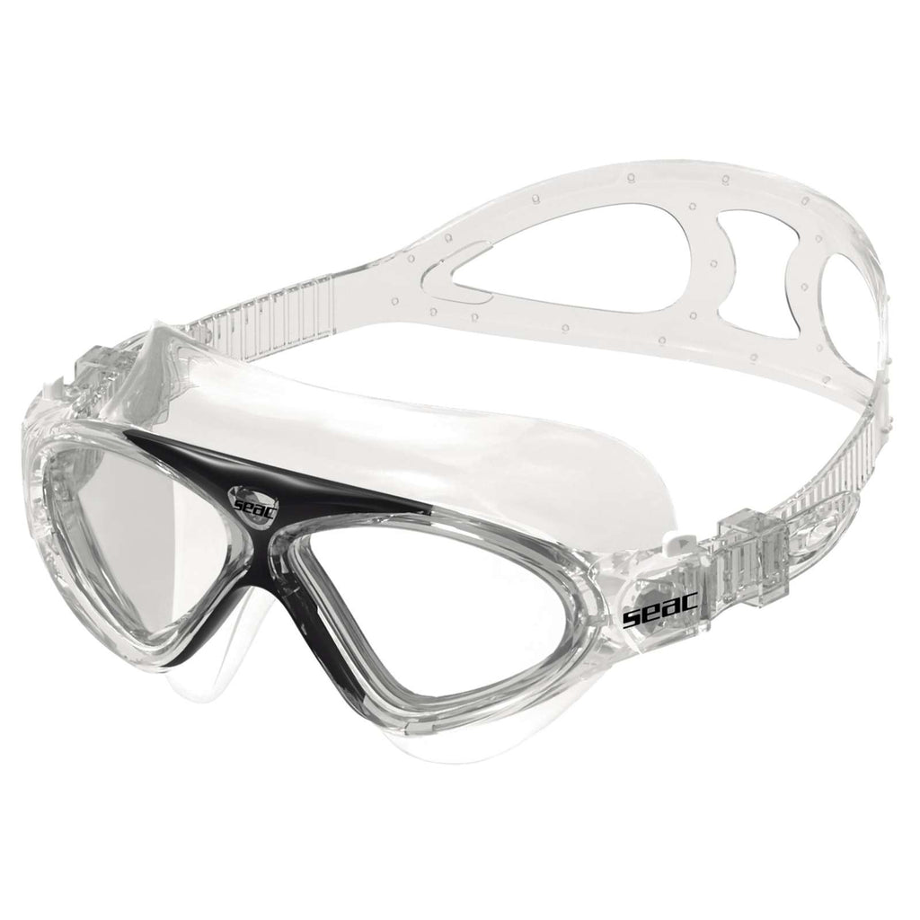 Masque de natation Vision Hd Transparent-Noir Seac 152-14NT
