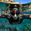 Schwimmmaske Sonic Schwarz-Rot Getönte Gläser Seac 152-30NR-SBL