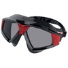 Schwimmmaske Sonic Schwarz-Rot Getönte Gläser Seac 152-30NR-SBL