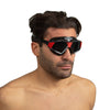 Schwimmmaske Sonic Schwarz-Rot Getönte Gläser Seac 152-30NR-SBL