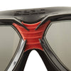 Schwimmmaske Sonic Schwarz-Rot Getönte Gläser Seac 152-30NR-SBL
