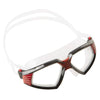 Schwimmmaske Sonic Schwarz-Rot Klare Gläser Seac 152-30NR-SKL