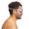 Schwimmmaske Sonic Weiß-Blau Klare Gläser Seac 152-30WB-SKL