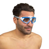 Schwimmmaske Sonic Weiß-Blau Klare Gläser Seac 152-30WB-SKL