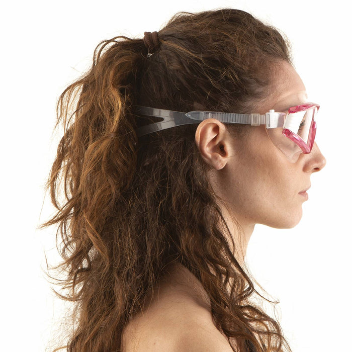 Schwimmmaske Sonic Weiß-Pink Klare Gläser Seac 152-30WP-SKL