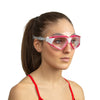Schwimmmaske Sonic Weiß-Pink Klare Gläser Seac 152-30WP-SKL