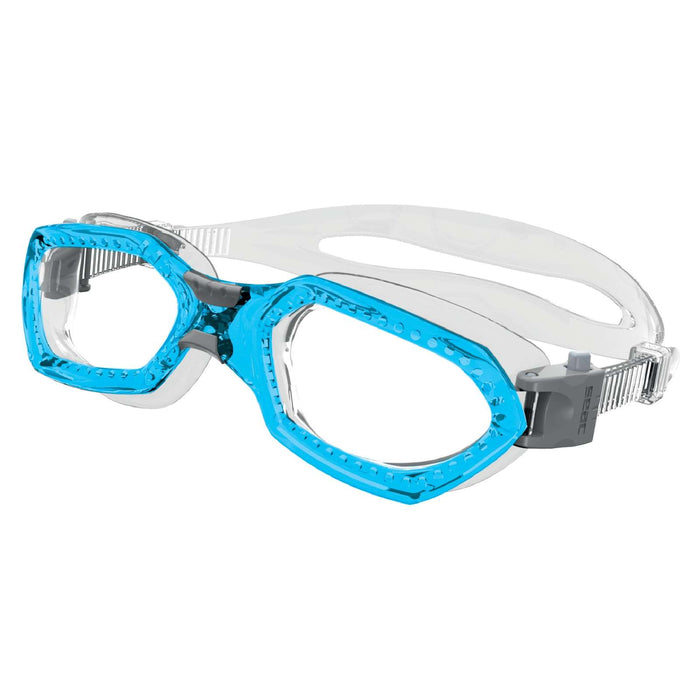 Swimming Googles Aquatech Blue-Clear Silver Seac 152-32AZAG